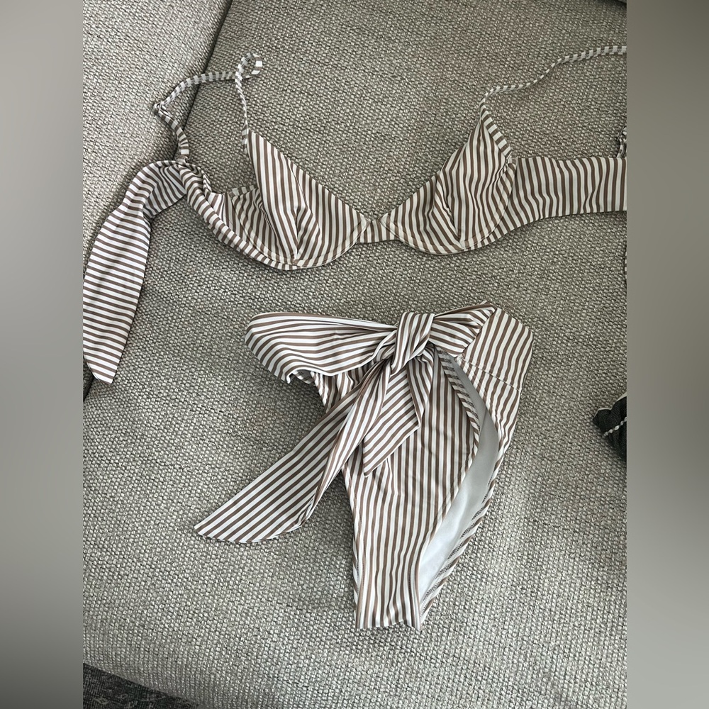 Abercrombie Striped Matching Bikini